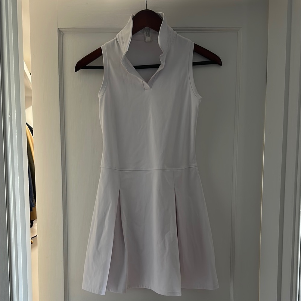 White Sleeveless Dress tennis dress
